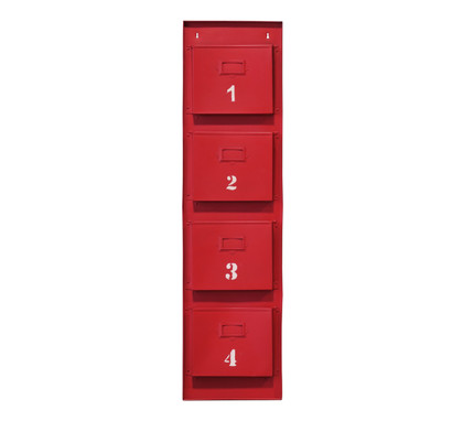 Magazine Holder Numbered - Red