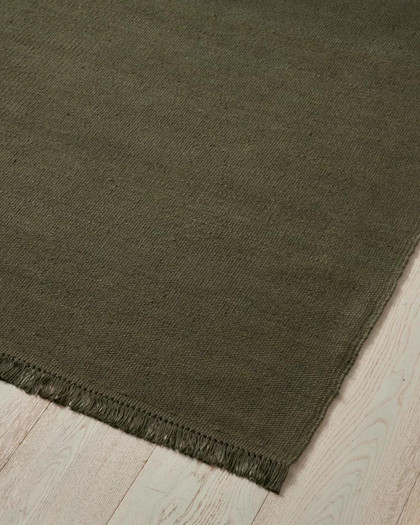 Cintesi Weave Emilio Linen Rug - Kale, 2m x 3m 