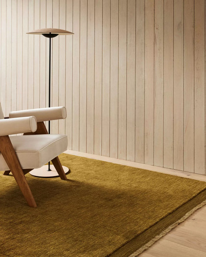 Weave Silvio Wool Rug - Oakmoss, 3m x 4m