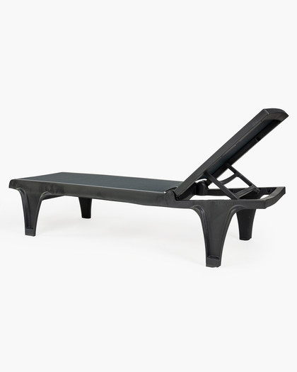 Tahiti Sun Lounger - Anthracite W Anthracite Fabric