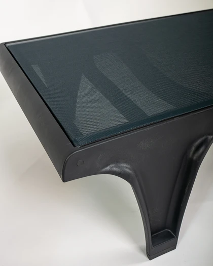 Tahiti Sun Lounger - Anthracite W Anthracite Fabric