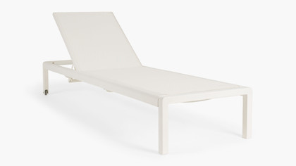 Matakana Sun Lounger - White