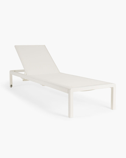 Matakana Sun Lounger - White