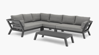 Havelock Lounge Outdoor Setting - Charcoal