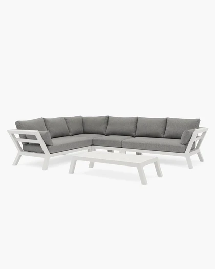 Cintesi Havelock Lounge Outdoor Setting - White 