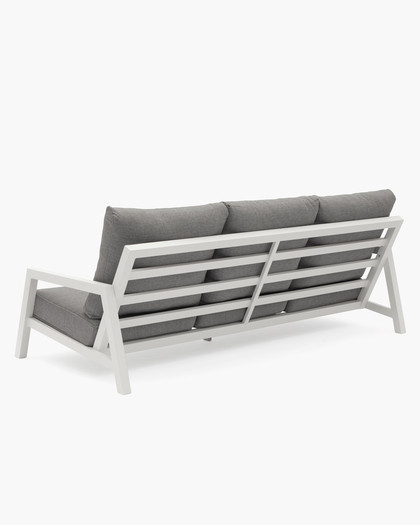 Leigh Outdoor Sofa - Three Seater , White
