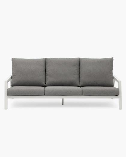 Leigh Outdoor Sofa - Three Seater , White