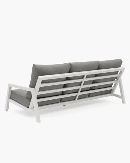 Leigh Outdoor Sofa - Three Seater , White