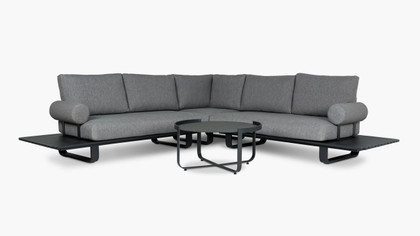 Cintesi Vermont Lounge Outdoor Setting Aluminium - Charcoal 