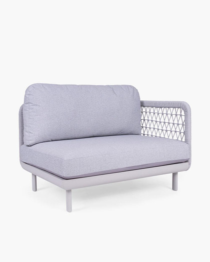 Cintesi Waiheke Outdoor Left Hand Chair - Light Grey 