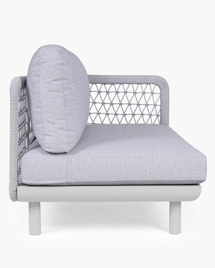 Cintesi Waiheke Outdoor Left Hand Chair - Light Grey 