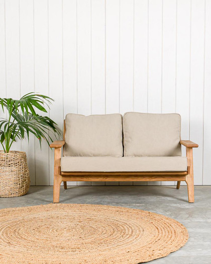 Cintesi Freya Sofa - 2 Seater, Natural 