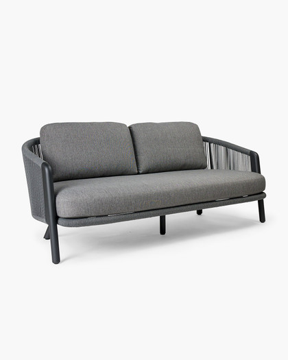 Arc Outdoor 2 Seater Sofa - Charcoal