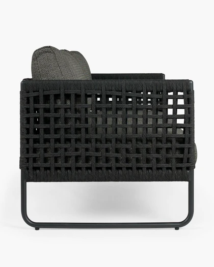 Cintesi Corsica Outdoor Sofa - 2 Seater, Charcoal 