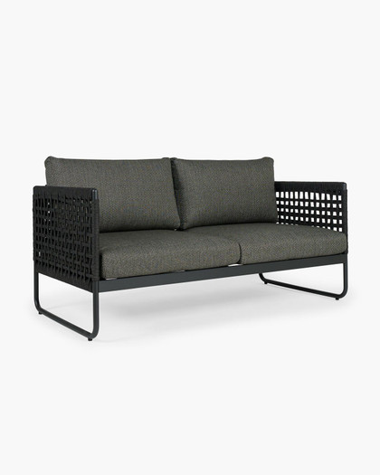 Cintesi Corsica Outdoor Sofa - 2 Seater, Charcoal 
