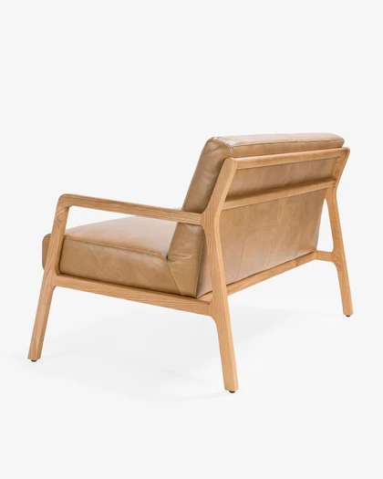 Cintesi Felix Leather Sofa - Nutt Tan, 2 Seater 