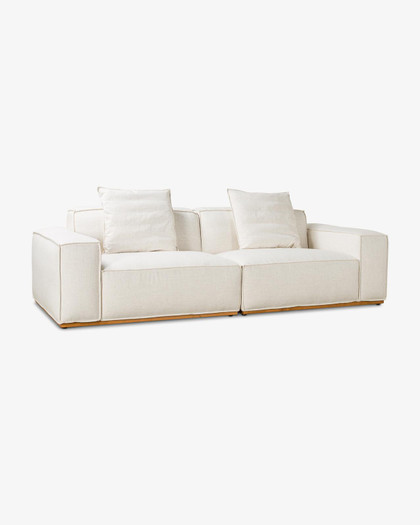 Cintesi Hayes Modular Sofa - 2 Seater, Bone 