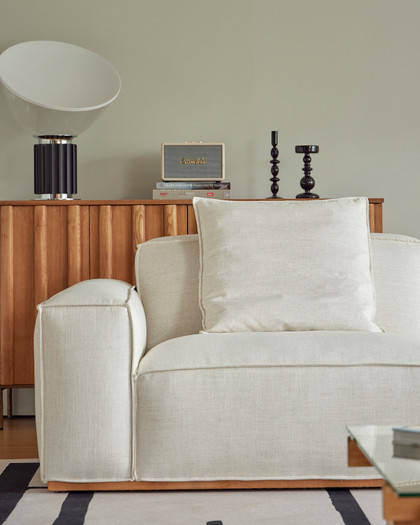 Hayes Modular Sofa - 3 Seater, Bone