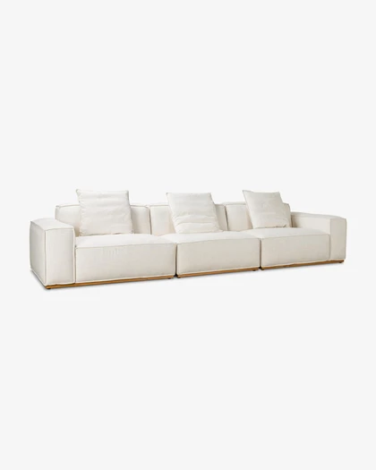 Cintesi Hayes Modular Sofa - 3 Seater, Bone 