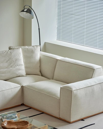 Cintesi Omaha Modular Sofa - 6 Seater, Bone 