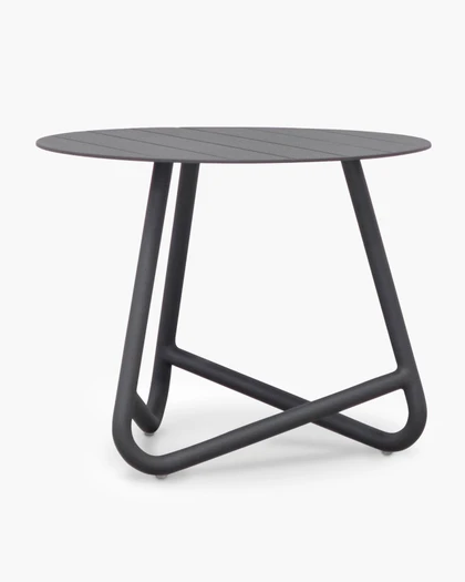 Cintesi Palmer Outdoor Aluminium Side Table - Charcoal 