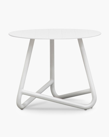 Palmer Outdoor Aluminium Side Table - White