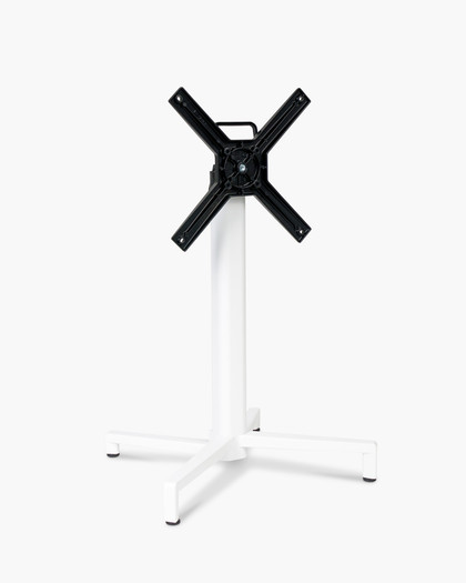 Domino Folding Table Base - White