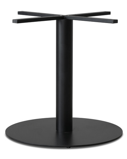Hydra Round Table Base - 72Cm, Black