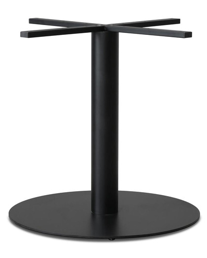 Cintesi Hydra Round Table Base - 72Cm, Black 