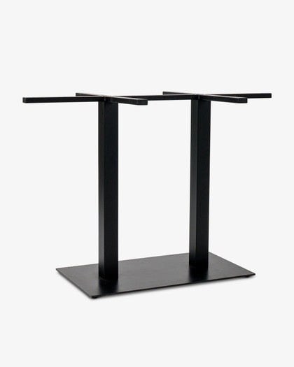 Konus Double Table Base - 40X70Cm, Black