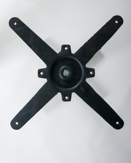 Cintesi Cross Table Base - Anthracite 