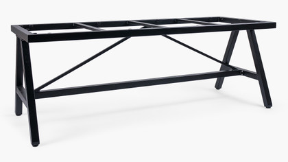 Harper Aluminium Table Base - 1990*790*72H, Black
