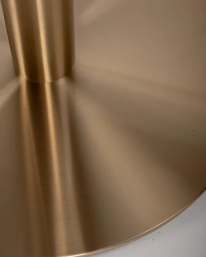 Cintesi Orion Round Table Base - 50cm, Brushed Brass 