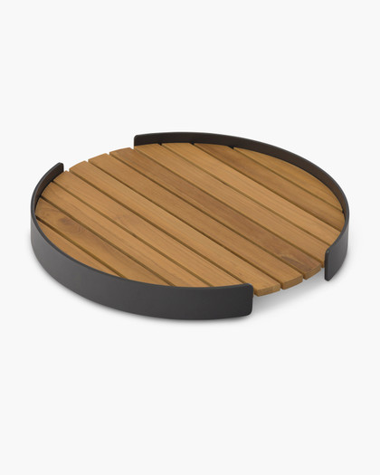 Vermont Round Tray - Charcoal