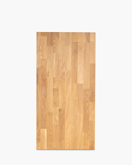 Solid Oak Table Top - 120X60Cm, Natural