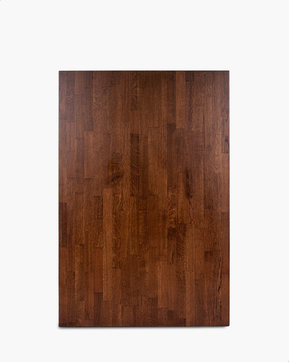 Solid Oak Table Top - 120X80Cm, Dark Oak