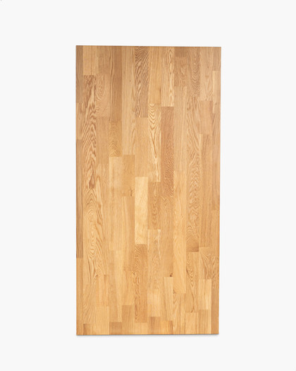 Solid Oak Table Top - 140X70Cm, Natural