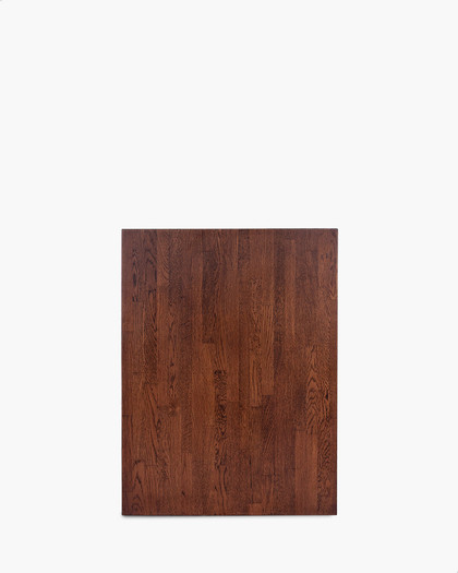 Solid Oak Table Top - 80X60Cm, Dark Oak