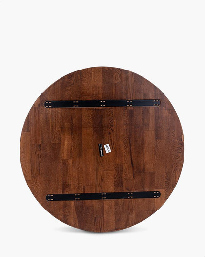 Cintesi Solid Oak Table Top - 100Cm Dia, Dark Oak 