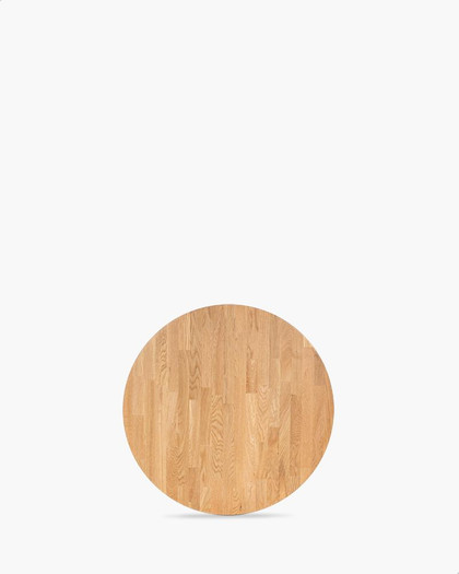 Cintesi Solid Oak Table Top - 60Cm Dia, Natural 