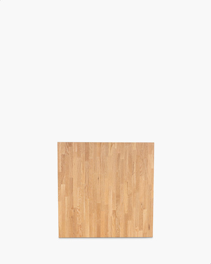 Solid Oak Table Top - 60Cm Square, Natural