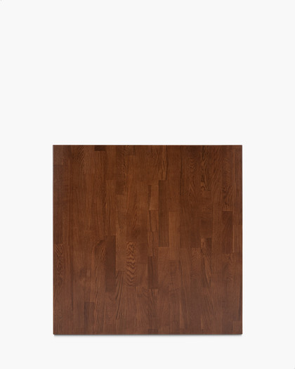 Solid Oak Table Top - 70Cm Square, Dark Oak