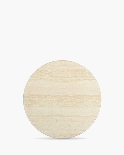 Toulouse Table Top - 80Cm Dia, Travertine