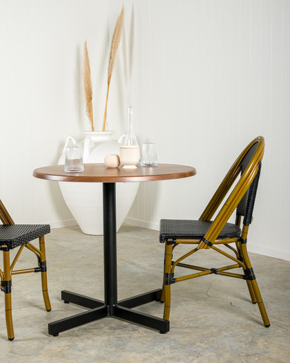 Toulouse Table Top - 70Cm Dia, Dark Oak