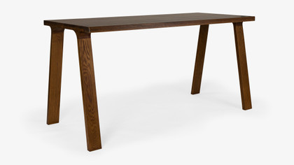Harrison Bar Leaner - 180X80Cm 90H, Dark Oak