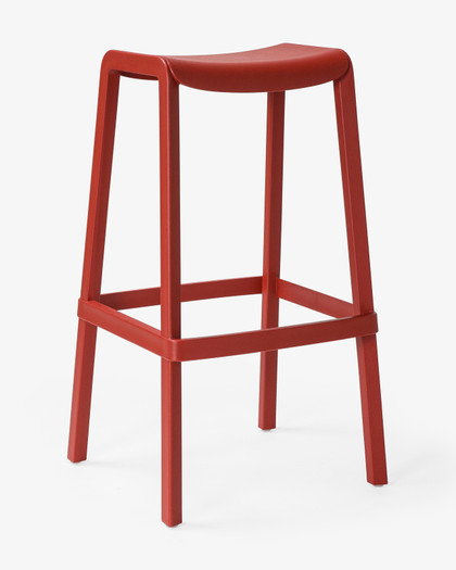 Dome 268 Bar Stool - Brick, 76Cm