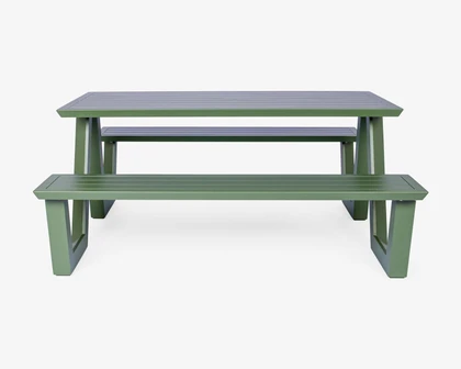 Cintesi Tahoe Outdoor Picnic Table - 160X83Cm, Forest Green 
