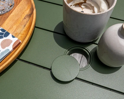 Cintesi Tahoe Outdoor Picnic Table - 160X83Cm, Forest Green 