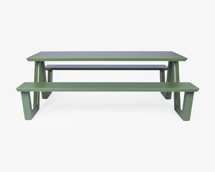 Cintesi Tahoe Outdoor Picnic Table - 200X83Cm, Forest Green 