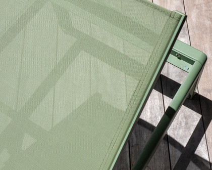 Matakana Sun Lounger - Soft Green